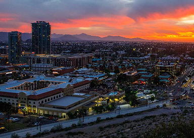 Sunset over Phoenix