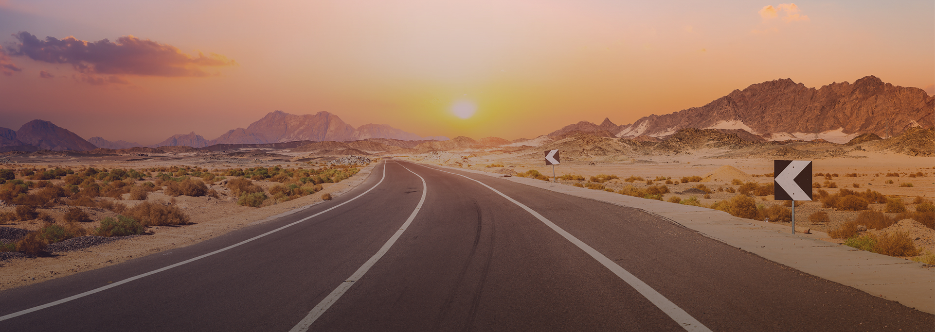 View overlooking downtown Phoenix from Mountain Butte at nighttime