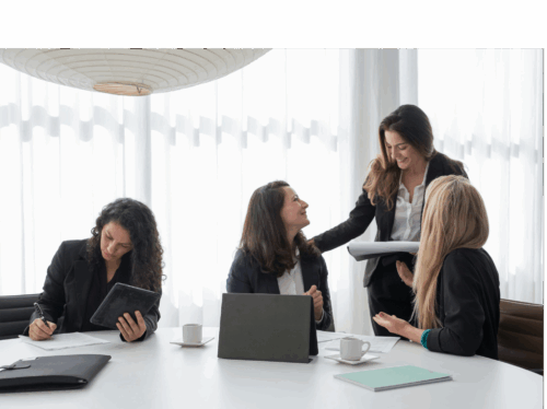 View overlooking downtown Phoenix from Mountain Butte at nighttime